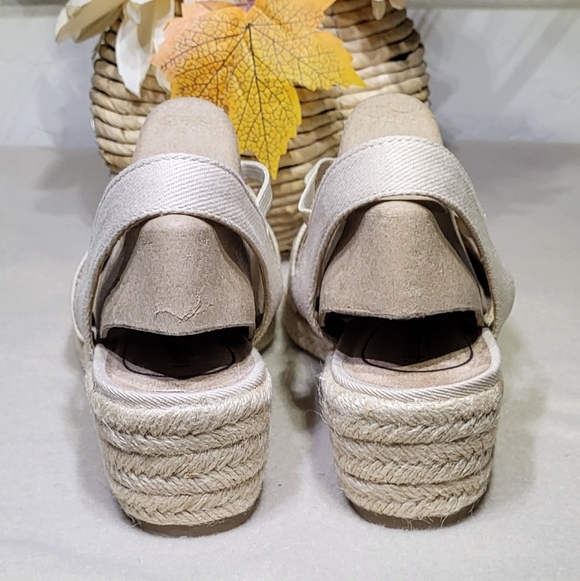 LifeStride Women's NIB Almond Milk Katrina 2 Espadrille Wedge Sandals Size 7.5M - Picture 14 of 16